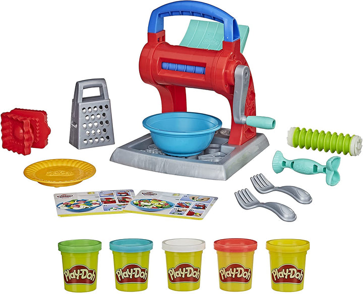 Play-Doh Kitchen Creations Noodle Party Playset per bambini dai 3 anni in su con 5 colori non tossici
