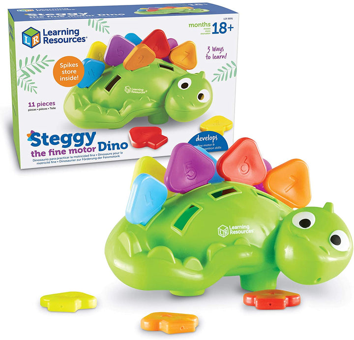 Risorse per l&#39;apprendimento LER9091 Steggy The Fine Motor Dino
