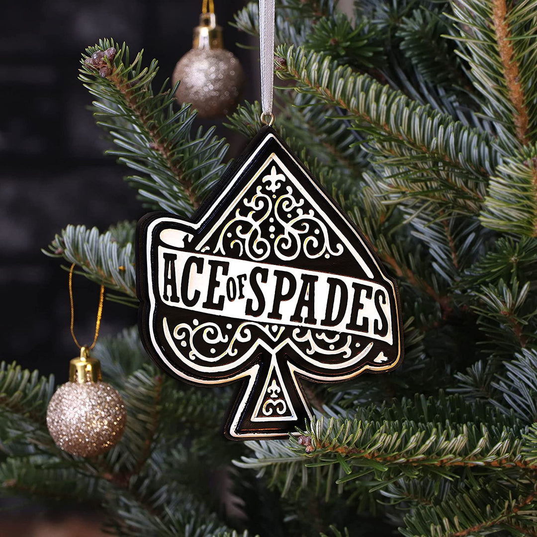 Nemesis Now Motorhead Ace of Spades Hanging Ornament Decorative Accessory (B5585T1)