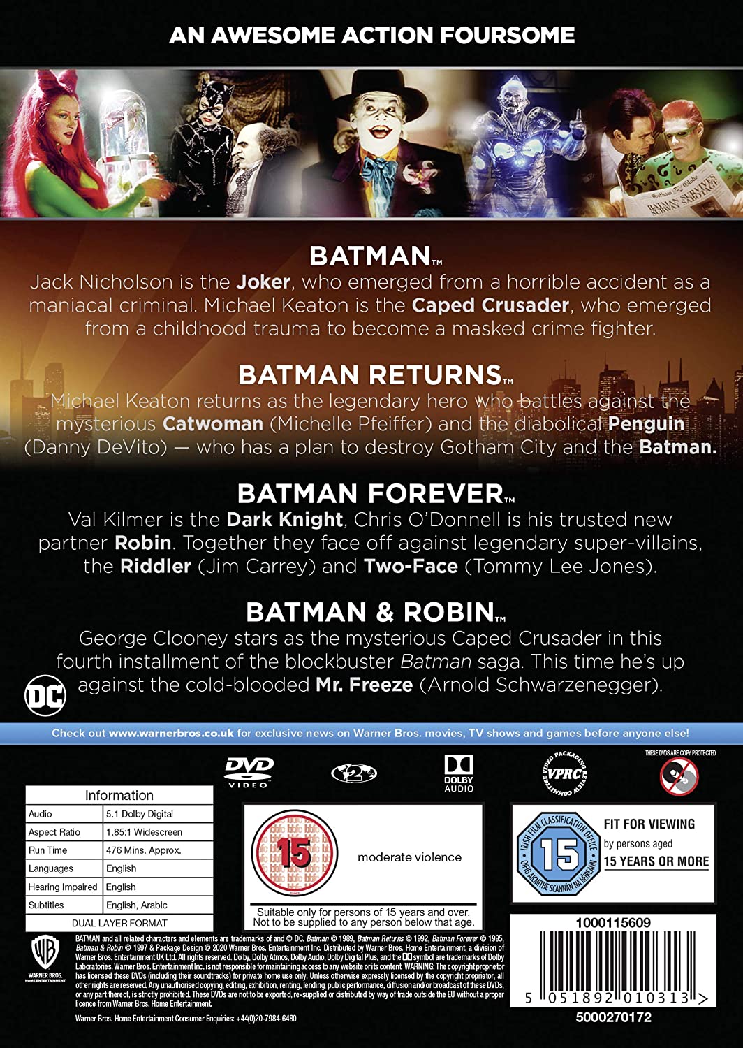 Batman: The Motion Picture Anthology 1989-1997