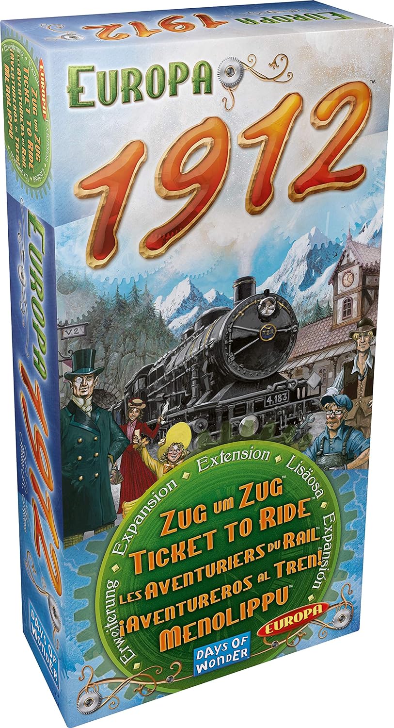 Days of Wonder Ticket to Ride: Extension Europa - 2-5 Player Strategy Game (DOWD0025)