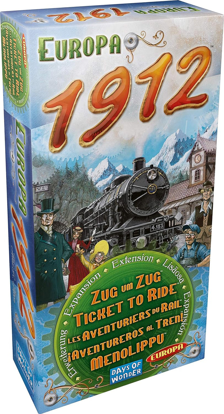 Days of Wonder Ticket to Ride: Extension Europa - 2-5 Player Strategy Game (DOWD0025)