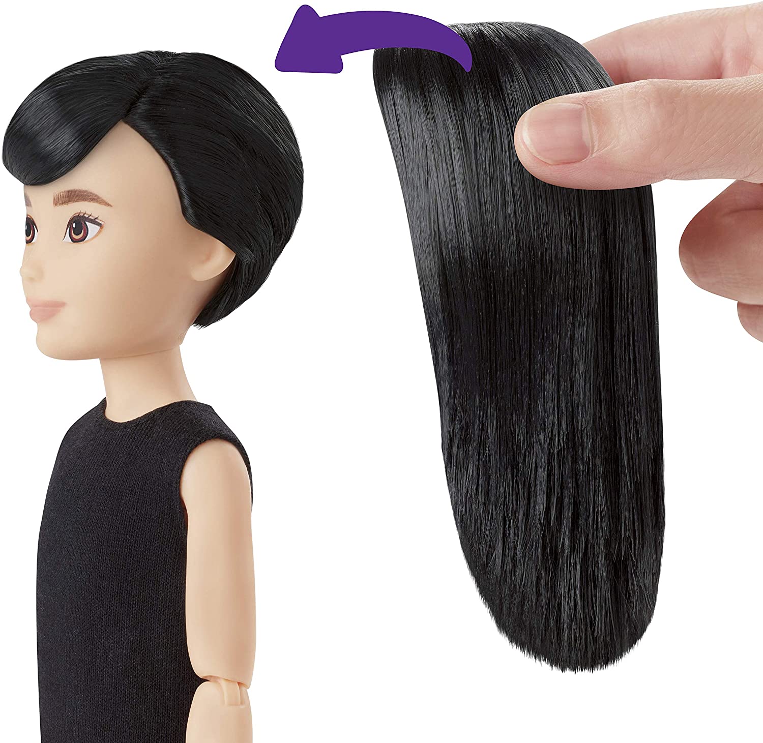 Creatable World Deluxe Character Kit - Black Straight Hair, 6+ Years 6