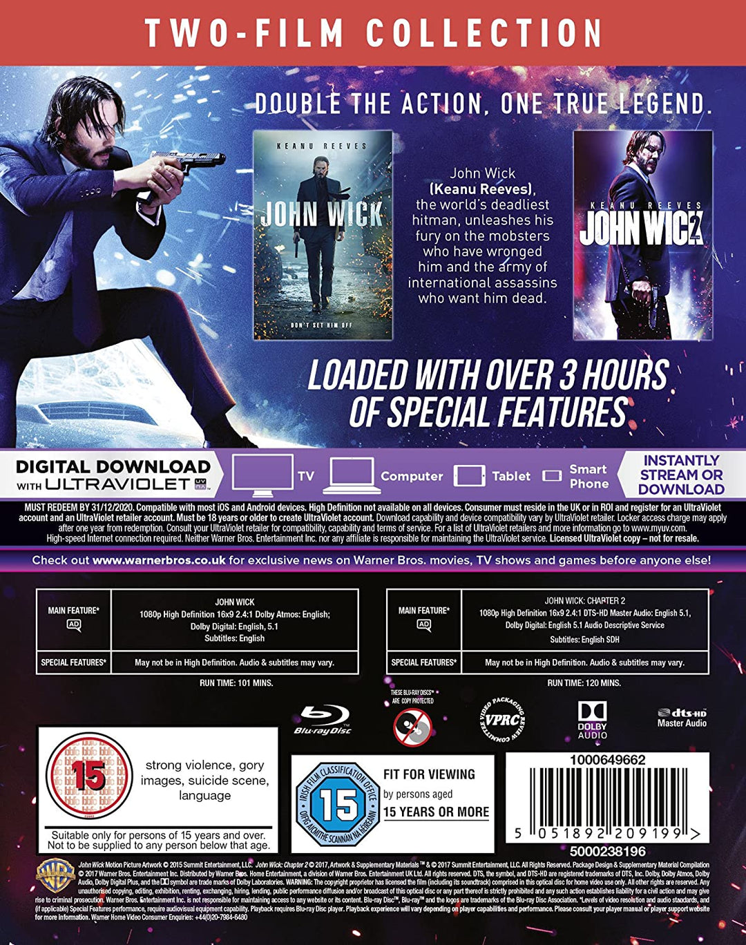 John Wick: Kapitel 1 und 2