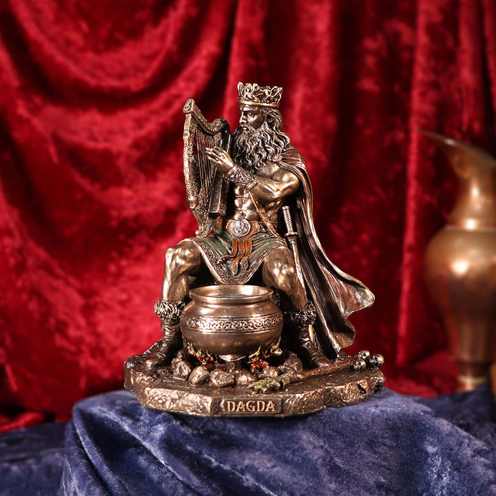 Nemesis Now Bronze Dagda King of Tuatha De Danann, Bronze, 18.5cm