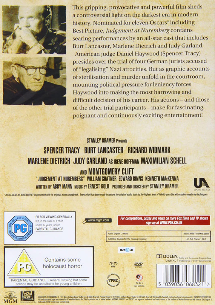 Sentenza di Norimberga [DVD]