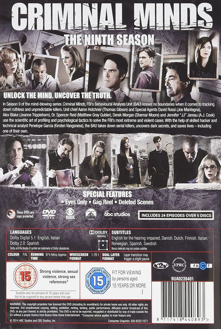 Criminal Minds - Seizoen 9 [DVD]