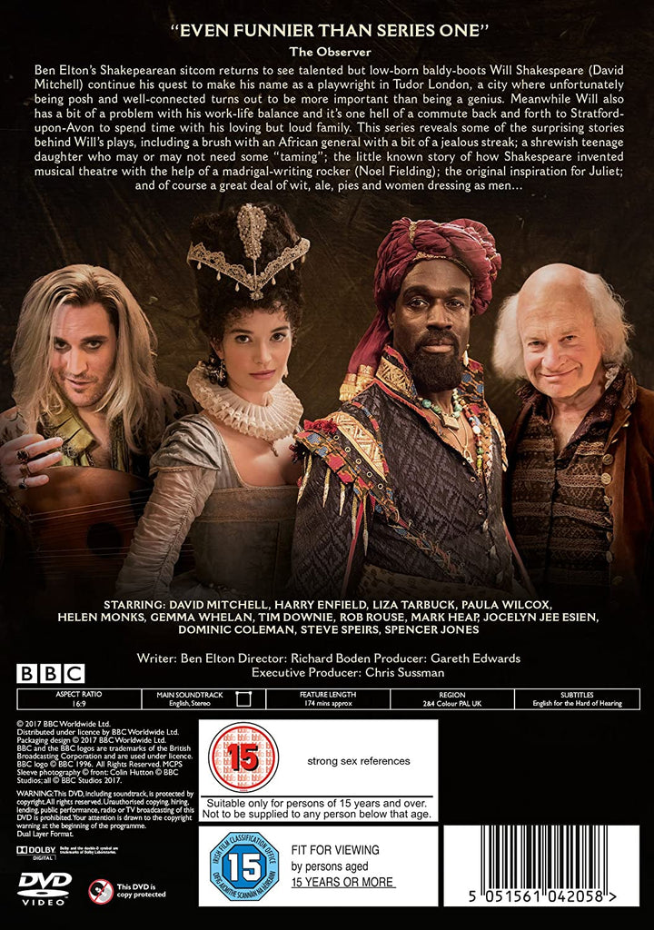 Upstart Crow - Serie 2 [DVD]