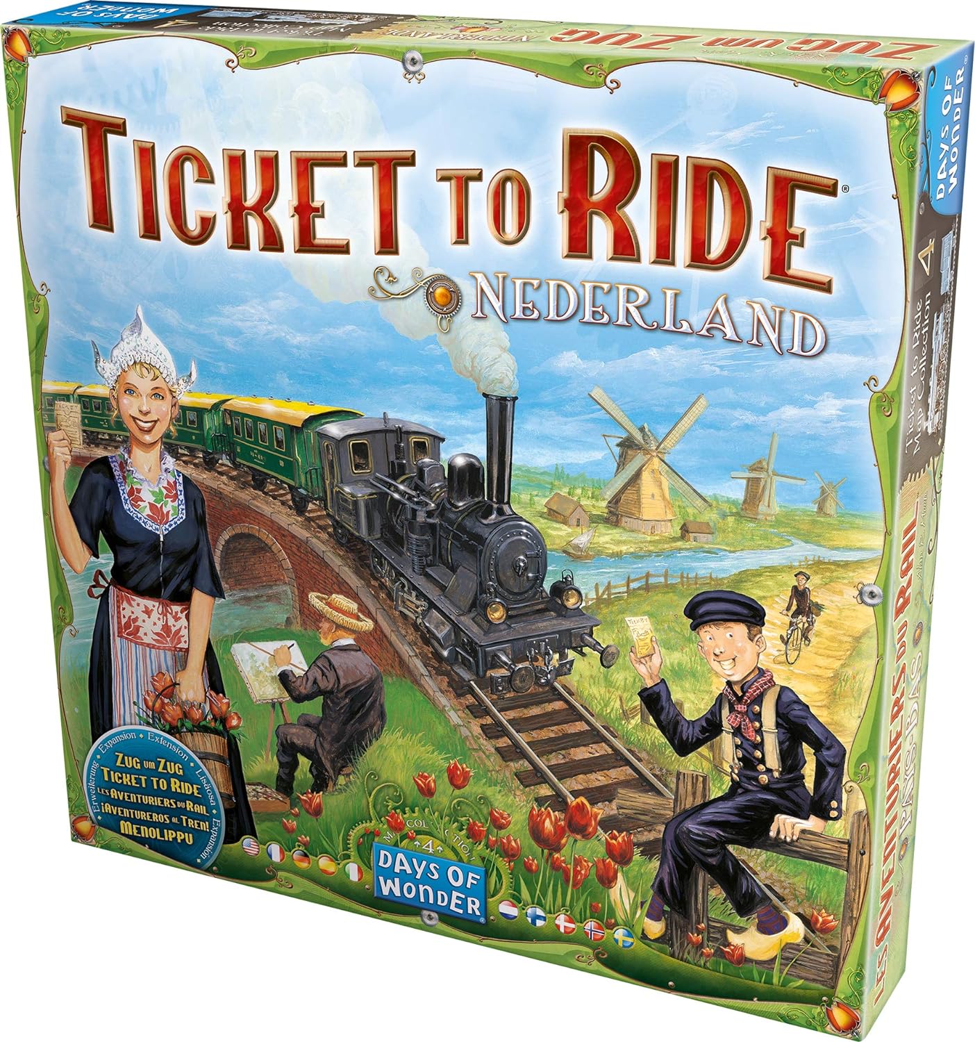 Days of Wonder Ticket to Ride Nederland Board Game Expansion 5