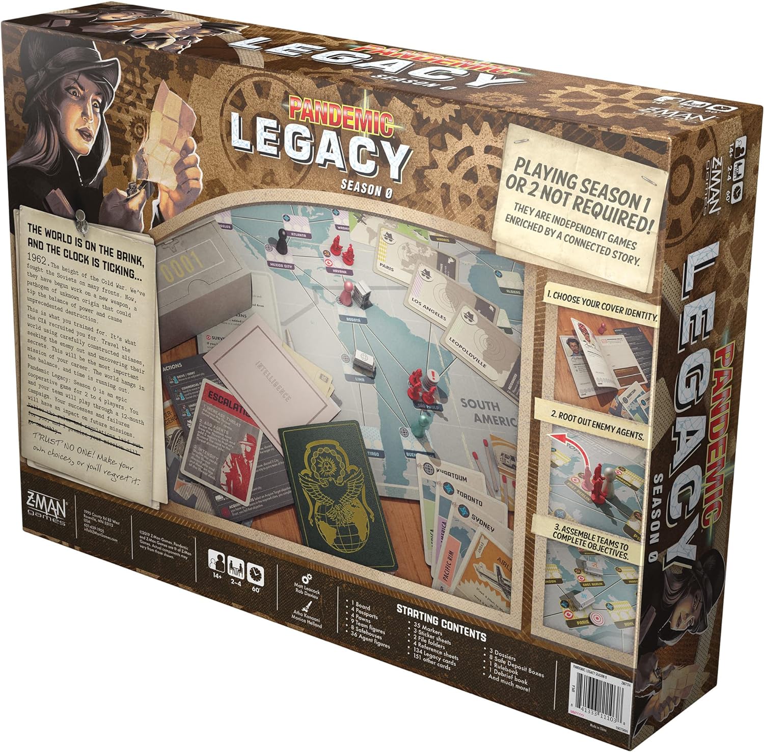 Z-Man Games Pandemic Legacy Season 0 Board Game 3