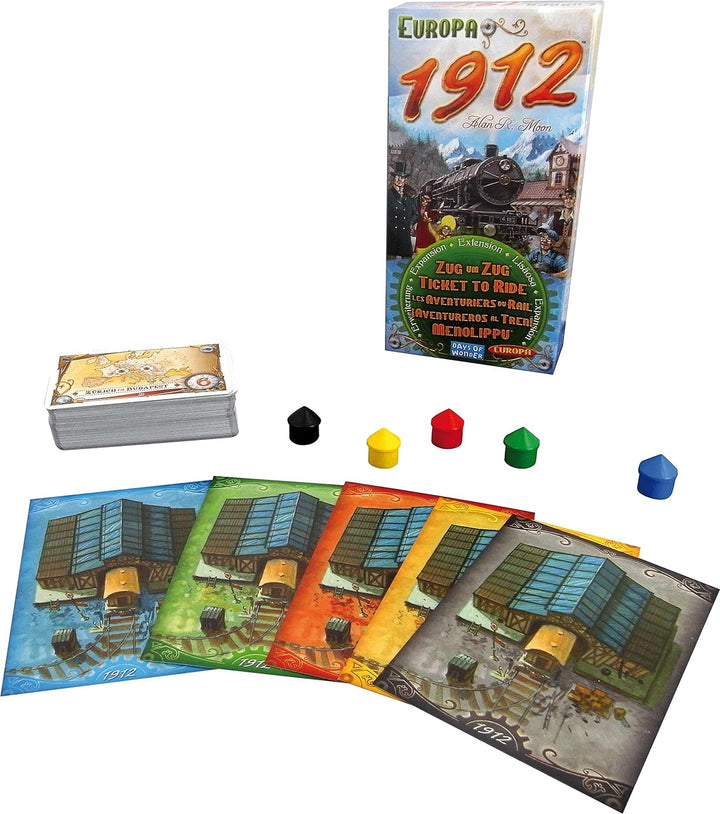 Days of Wonder Ticket to Ride: Extension Europa - 2-5 Player Strategy Game (DOWD0025)