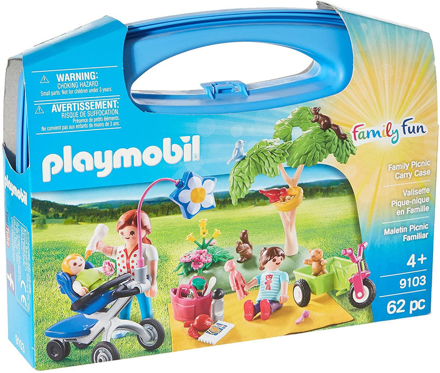 Playmobil 9103 Family Fun Family Picnic Carry Case - Yachew
