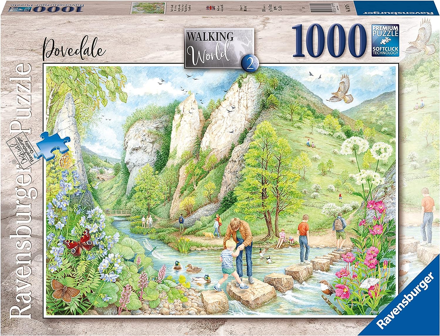 Ravensburger Dovedale 1000 Piece Jigsaw Puzzle - Scenic Walking Landscape for Adults & Kids 12+