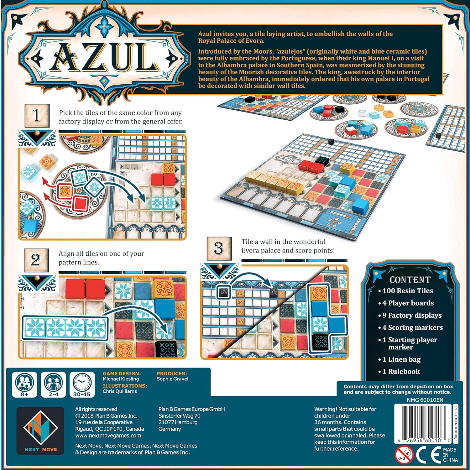 Azul Brettspiel von Plan B Games 3