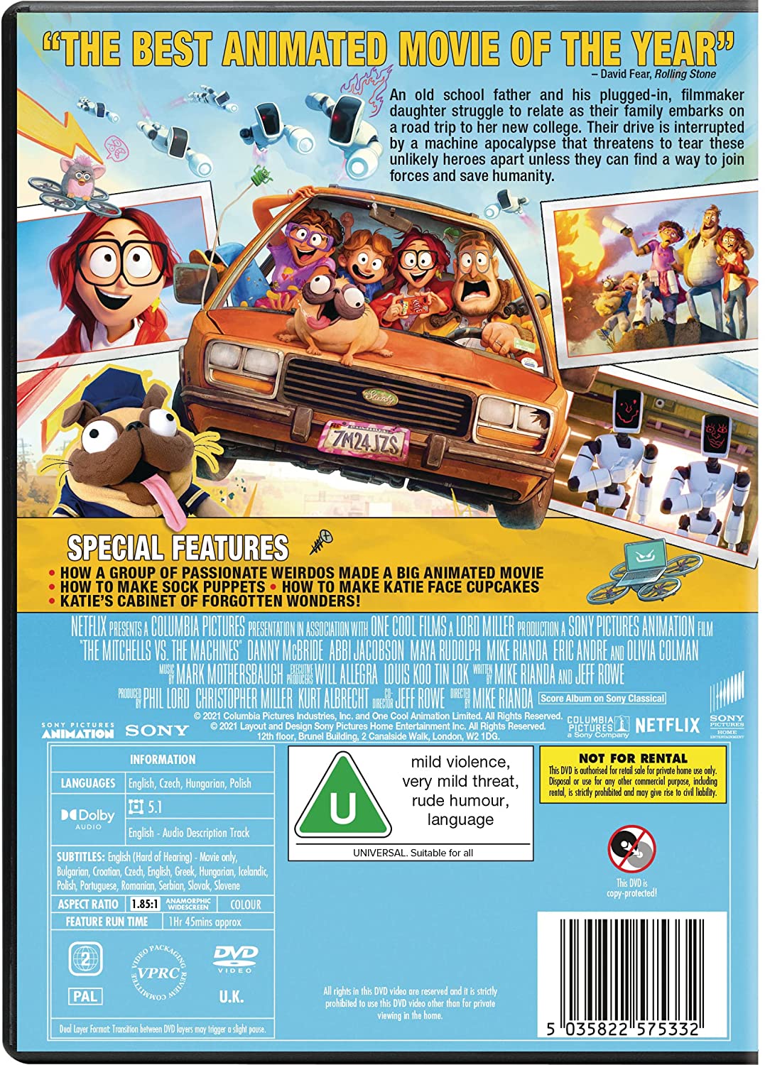 Die Mitchells gegen die Maschinen (2021) – DVD 3