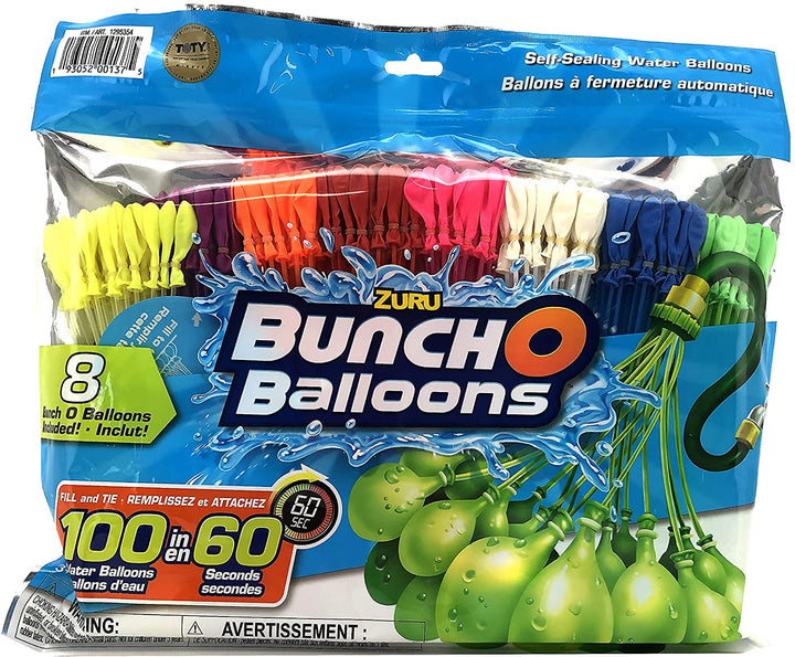 ZURU Bunch O Ballonnen. Vul en Tie 100 Waterballen in 60 seconden. 8 Bunch O Ballonnen Inbegrepen in deze Set