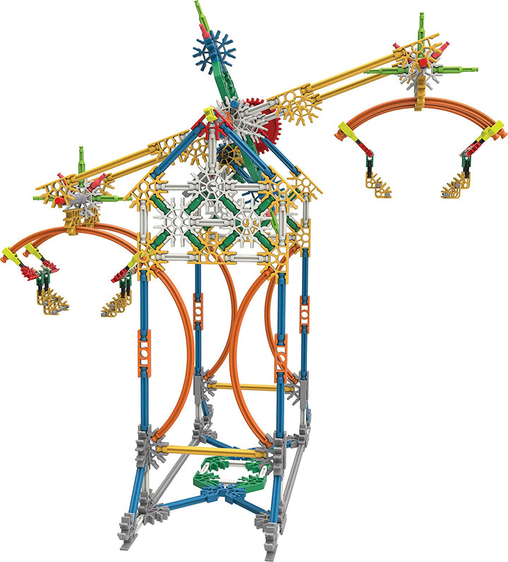 K&#39;Nex 77078 K&#39;NEX STEM Explorations Swing Ride Set da costruzione per età 8+ Ingegneria Educativa Giocattolo 486 Pezzi