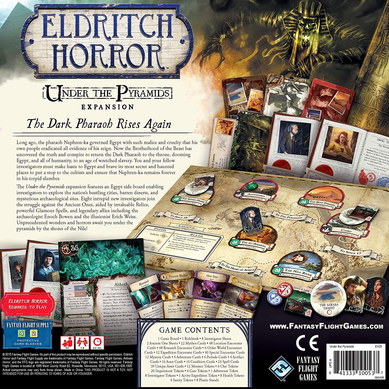 Fantasy Flight Games Eldritch Horror: Under the Pyramids Expansion 3