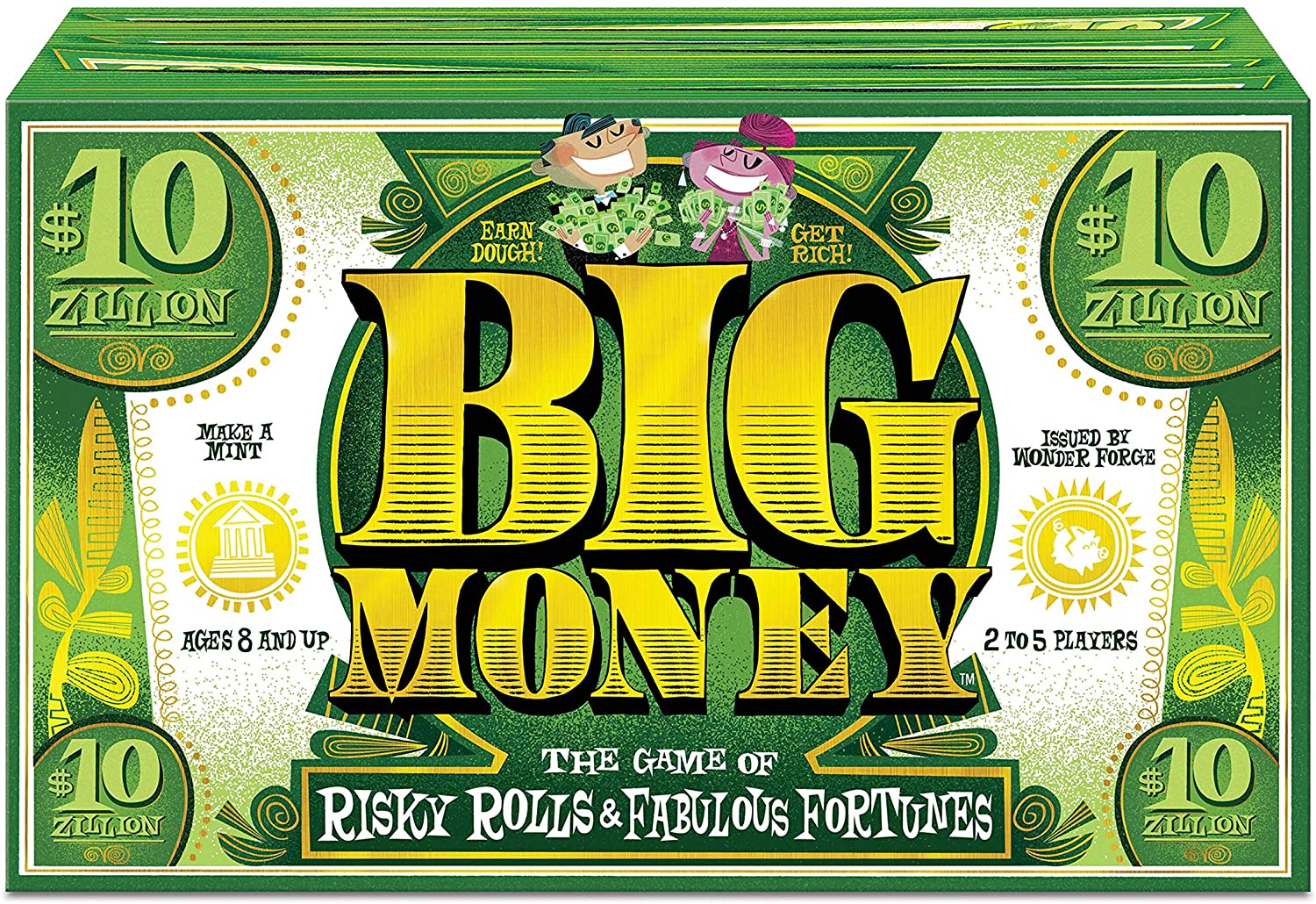 Ravensburger Big Money Family Board Game - Dice Rolling & Property Investment Game for Kids 8+