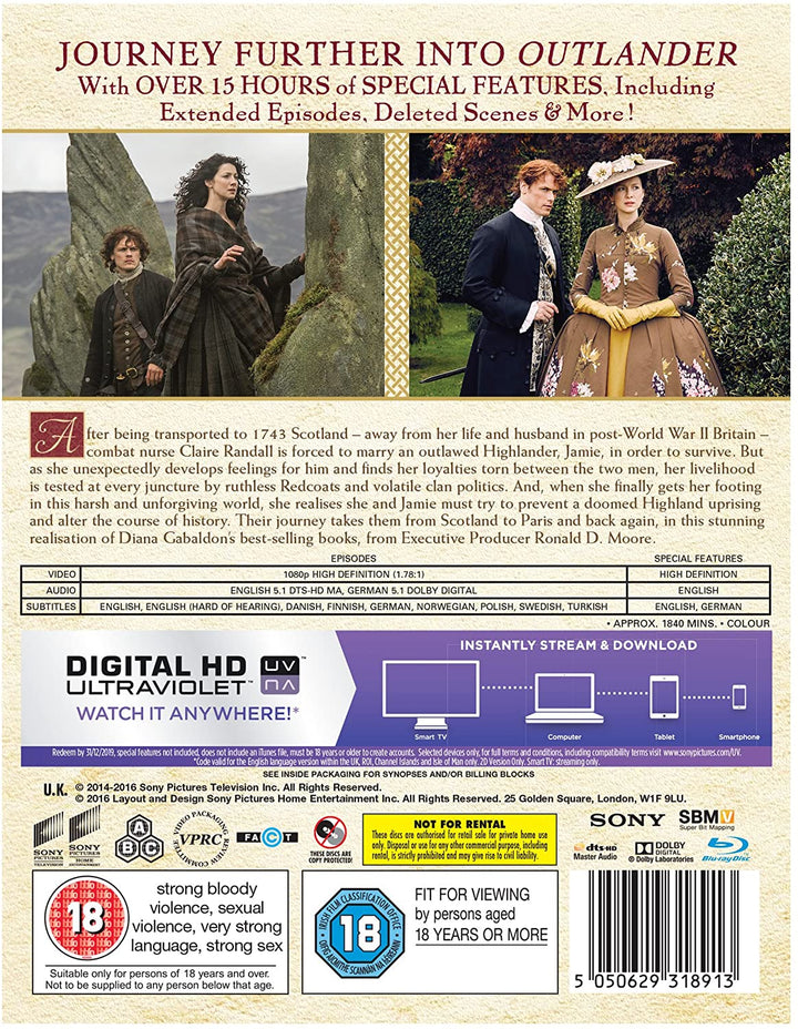 Outlander – Staffel 1 und 2 [2016] [Regionalfrei]