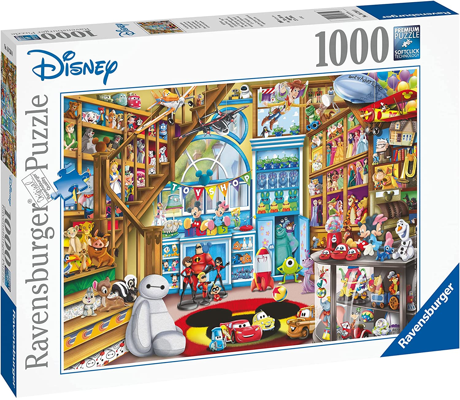 Ravensburger Disney Pixar Toy Store 1000pc Puzzle - Family Jigsaw for Ages 12+