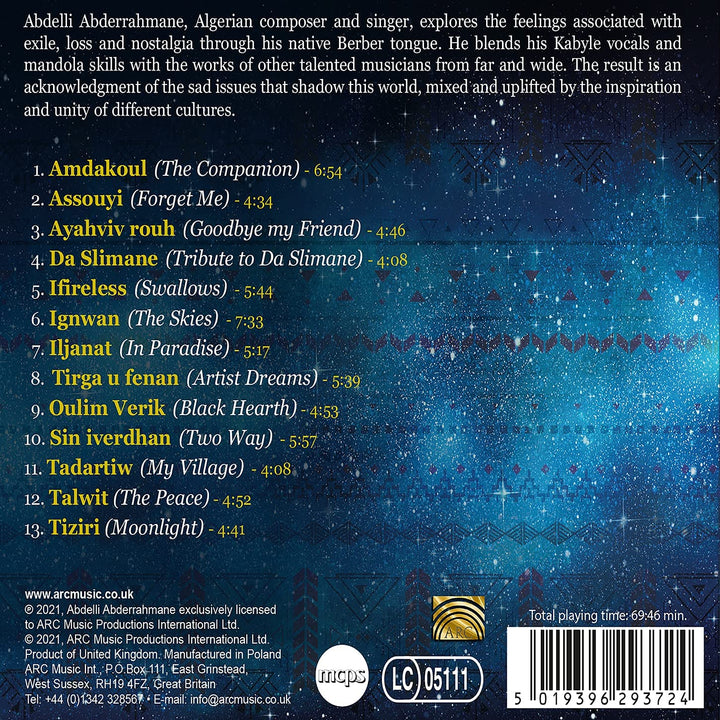 Abdelli - Songs Of Exile [Audio CD]