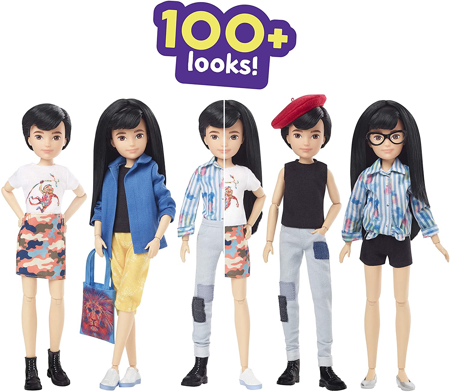 Creatable World Deluxe Character Kit - Black Straight Hair, 6+ Years 4