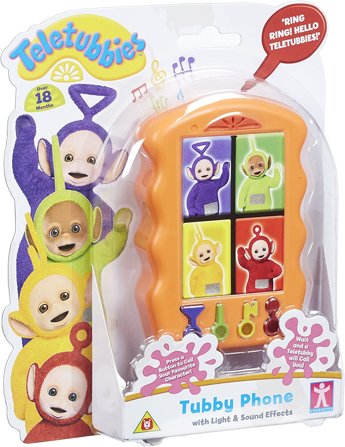 Teletubbies Tubby Phone Toy - Interactive Light-Up Electronic Phone for Toddlers