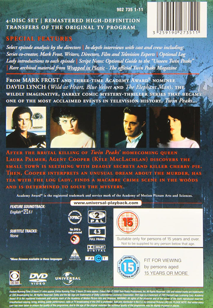 Twin Peaks - Temporada 1 completa [DVD] [1990]