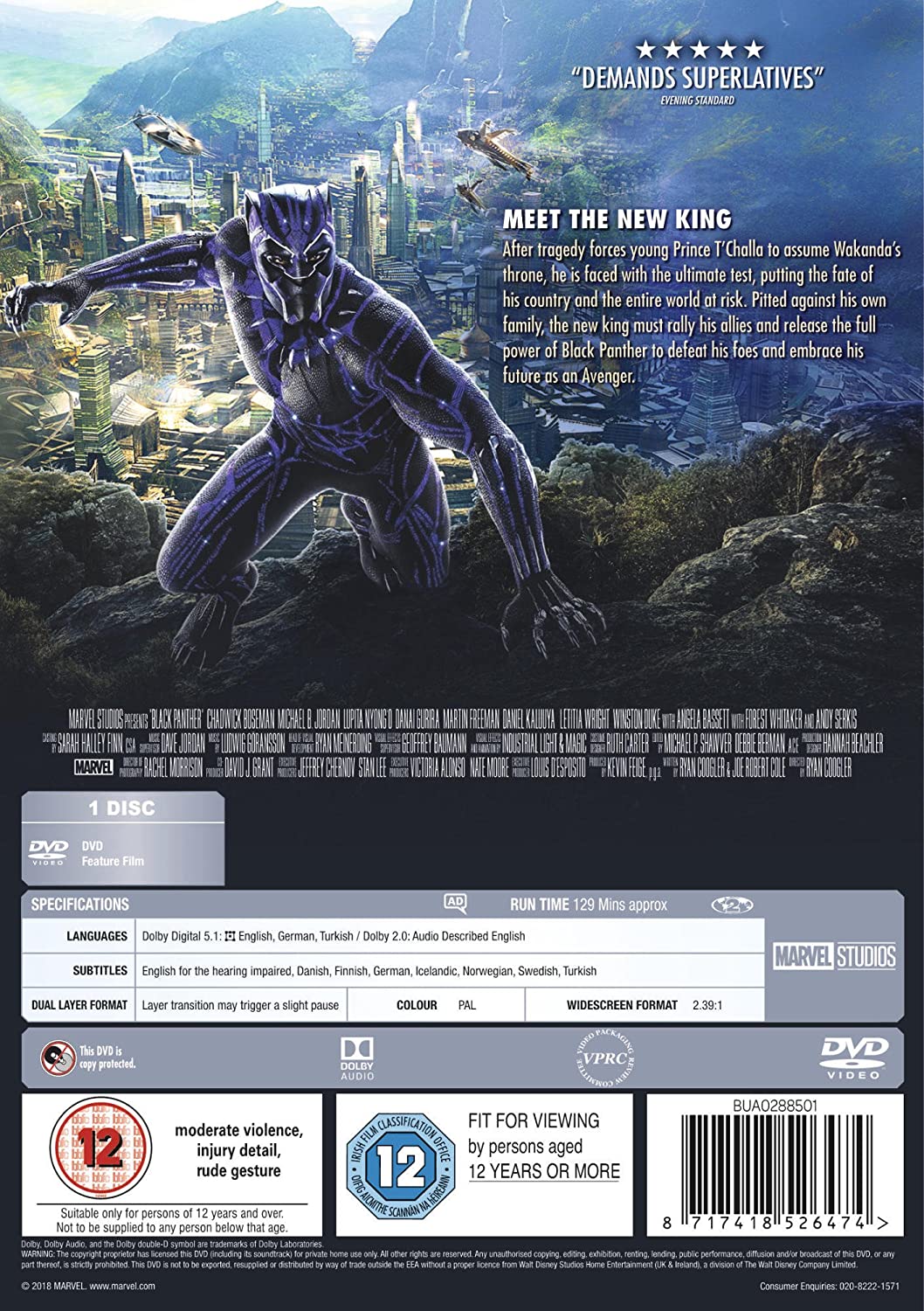 Black Panther (2018) - DVD Theatrical Cut 3