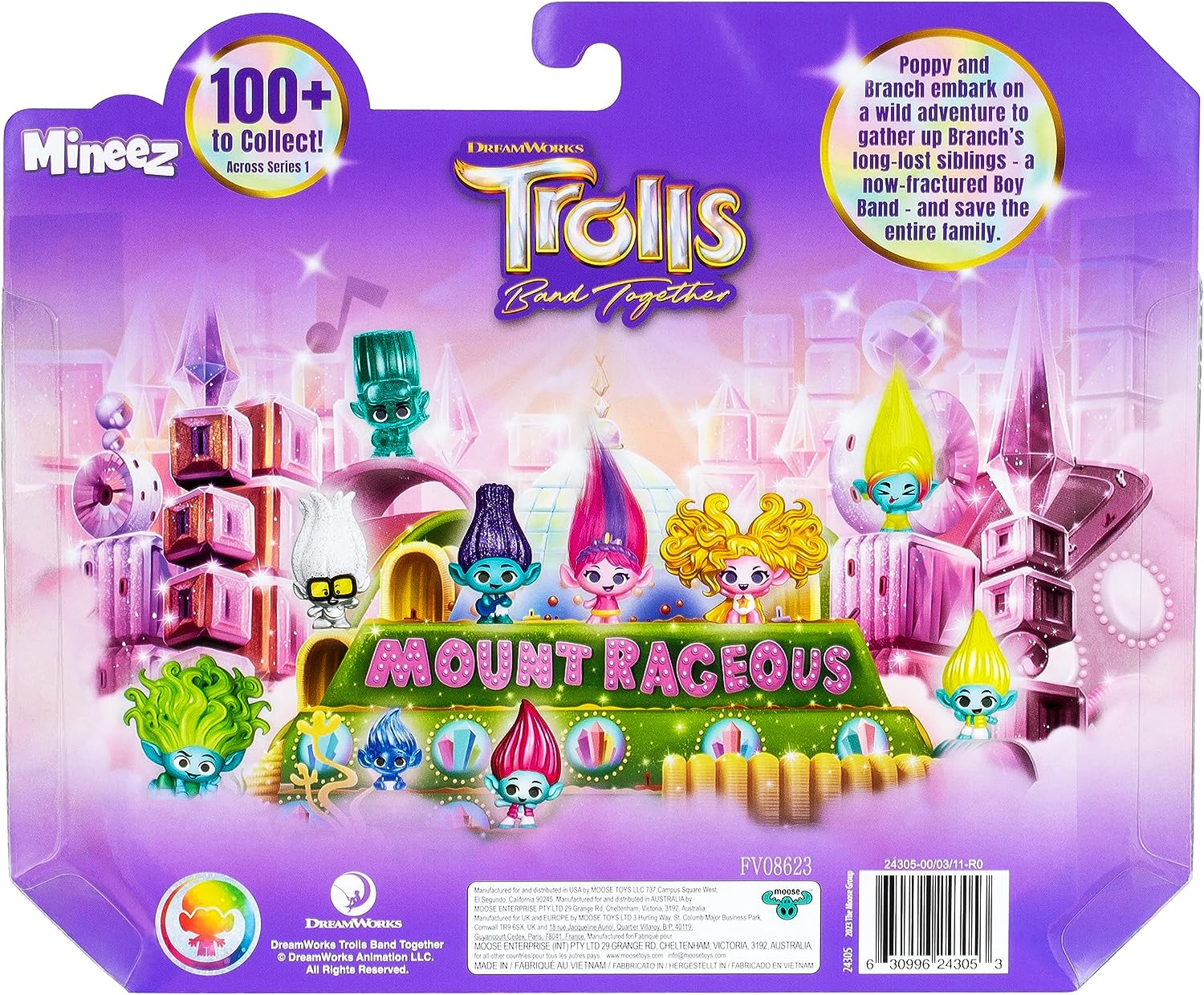 Trolls Mineez Series 1 - Band Together Brozone Performance 11-Pack Collectible Figures