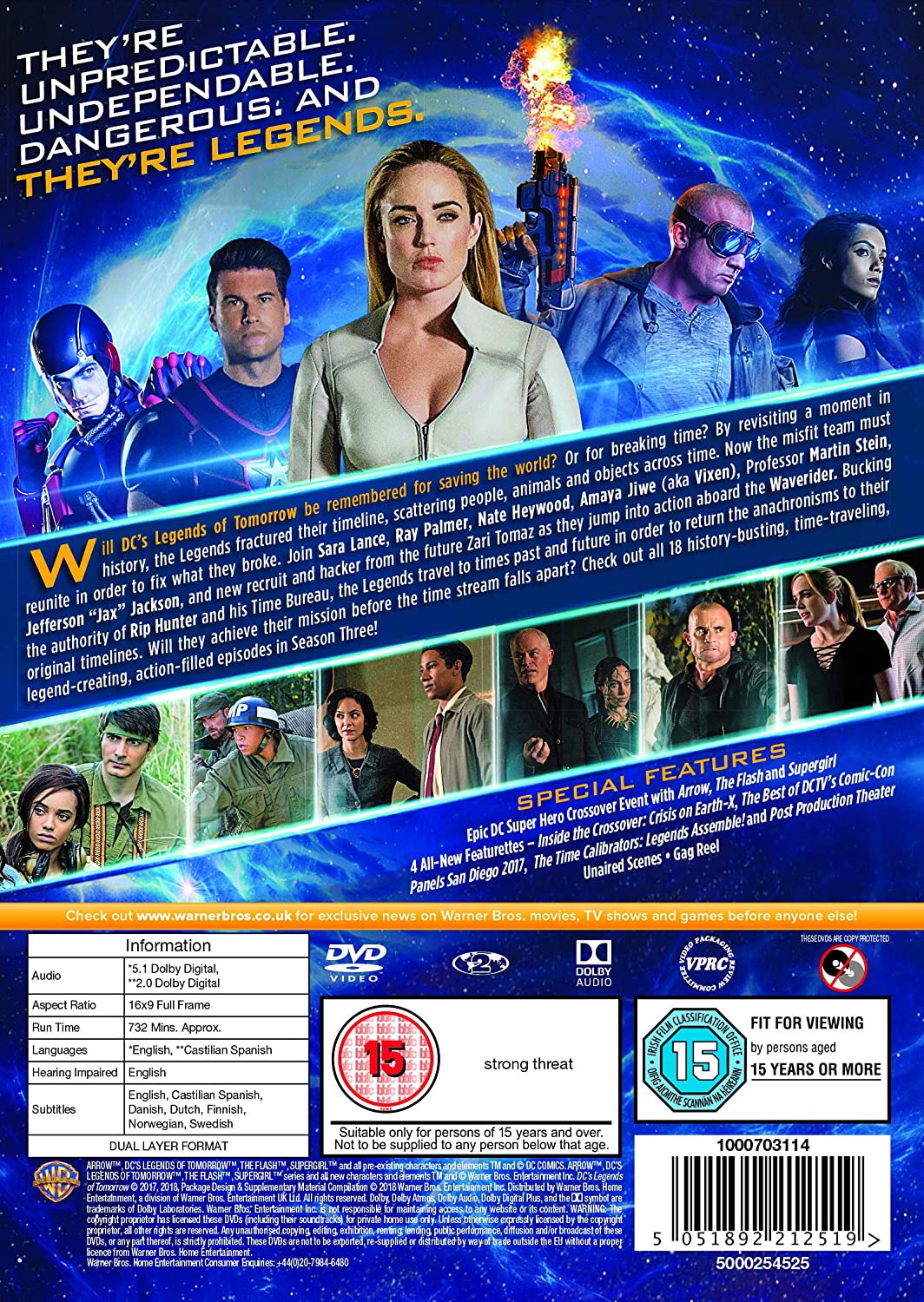 DC's Legends of Tomorrow: Season 3 - Sci-fi [DVD]