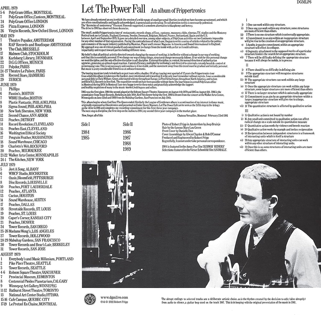 Robert Fripp - Let The Power Fall [VINYL]