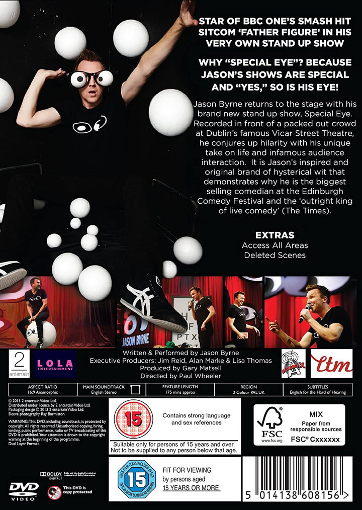 Jason Byrne Live: Occhio speciale di Jason Byrne [DVD]