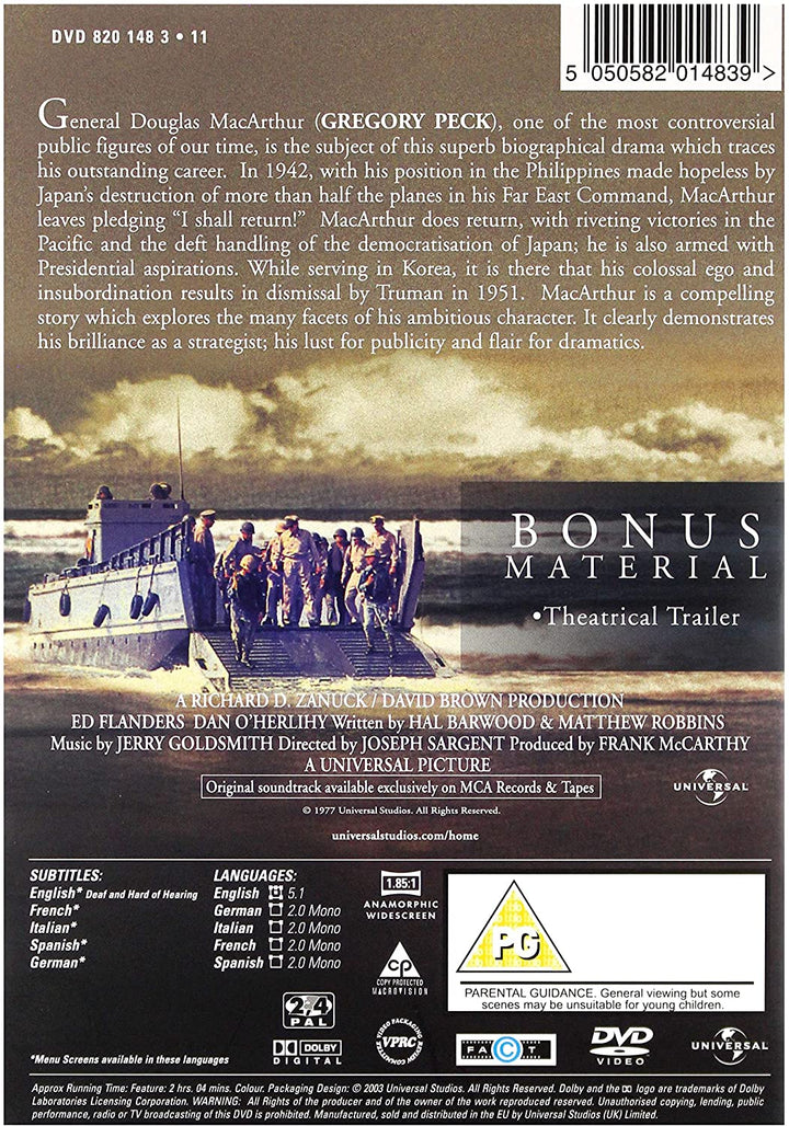 Macarthur [dvd]