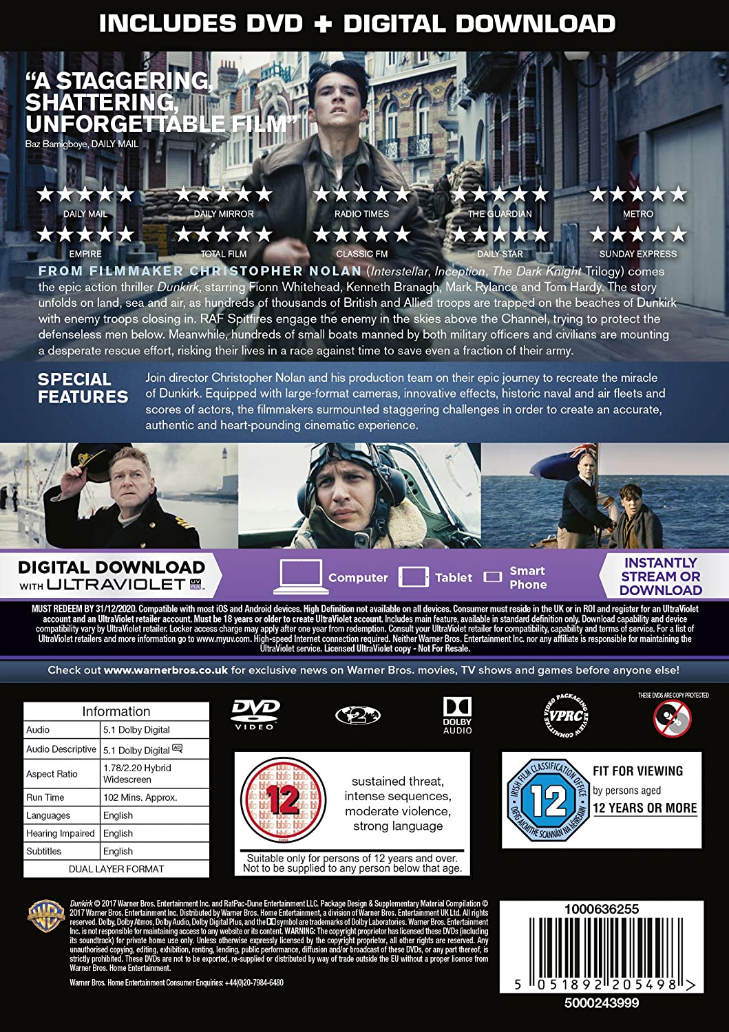 Duinkerken [2017] [DVD]