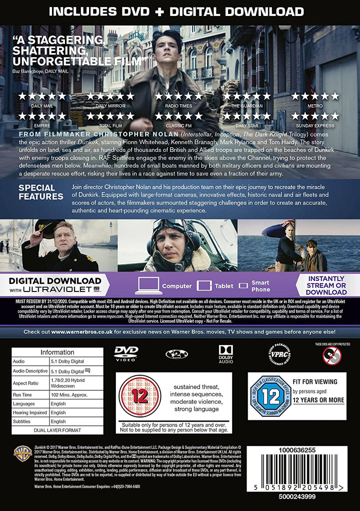 Duinkerken [2017] [DVD]