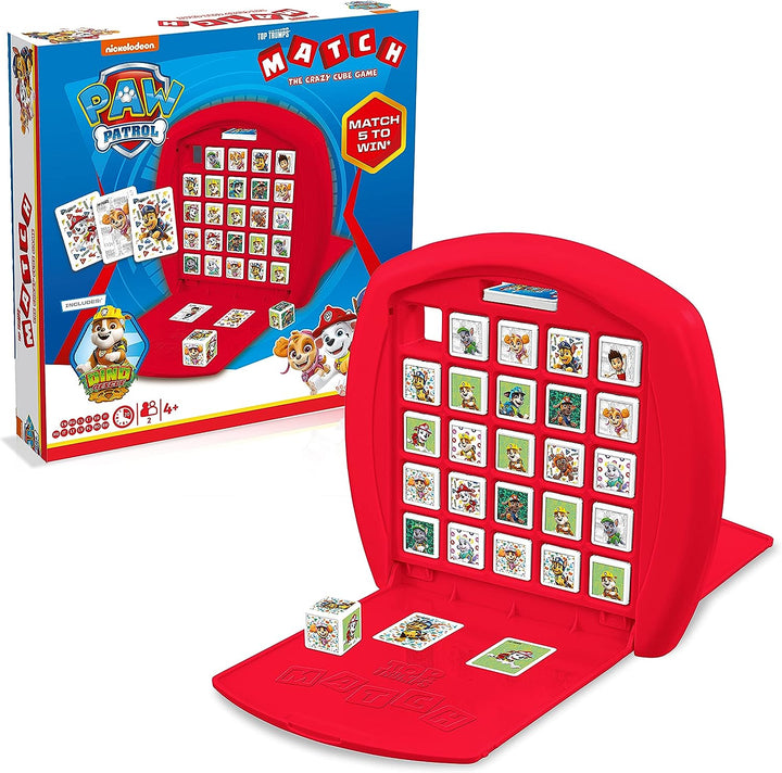 Top Trumps Paw Patrol Match The Crazy Cube Game, play with Nickelodeon’s Paw Patrol characters from Skye