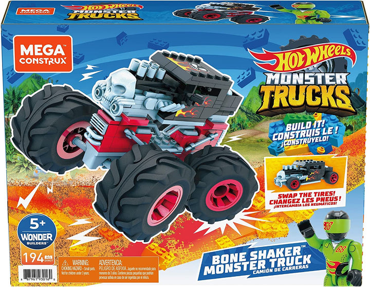 Mega Construx Hot Wheels Bone Shaker Monster Truck