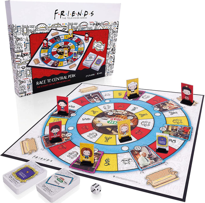 Vrienden Trivia Race naar Central Perk bordspel