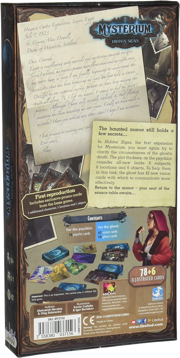 Libellud Mysterium Hidden Signs Board Game Expansion