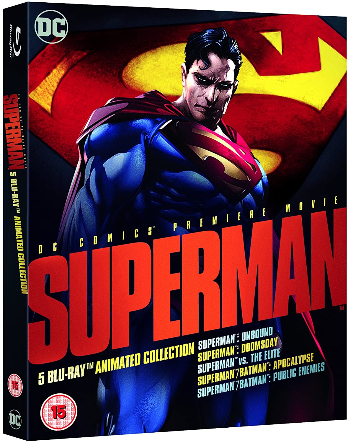 Superman: Animated Collection [5 Film] - Action/Superhero [Blu-ray]
