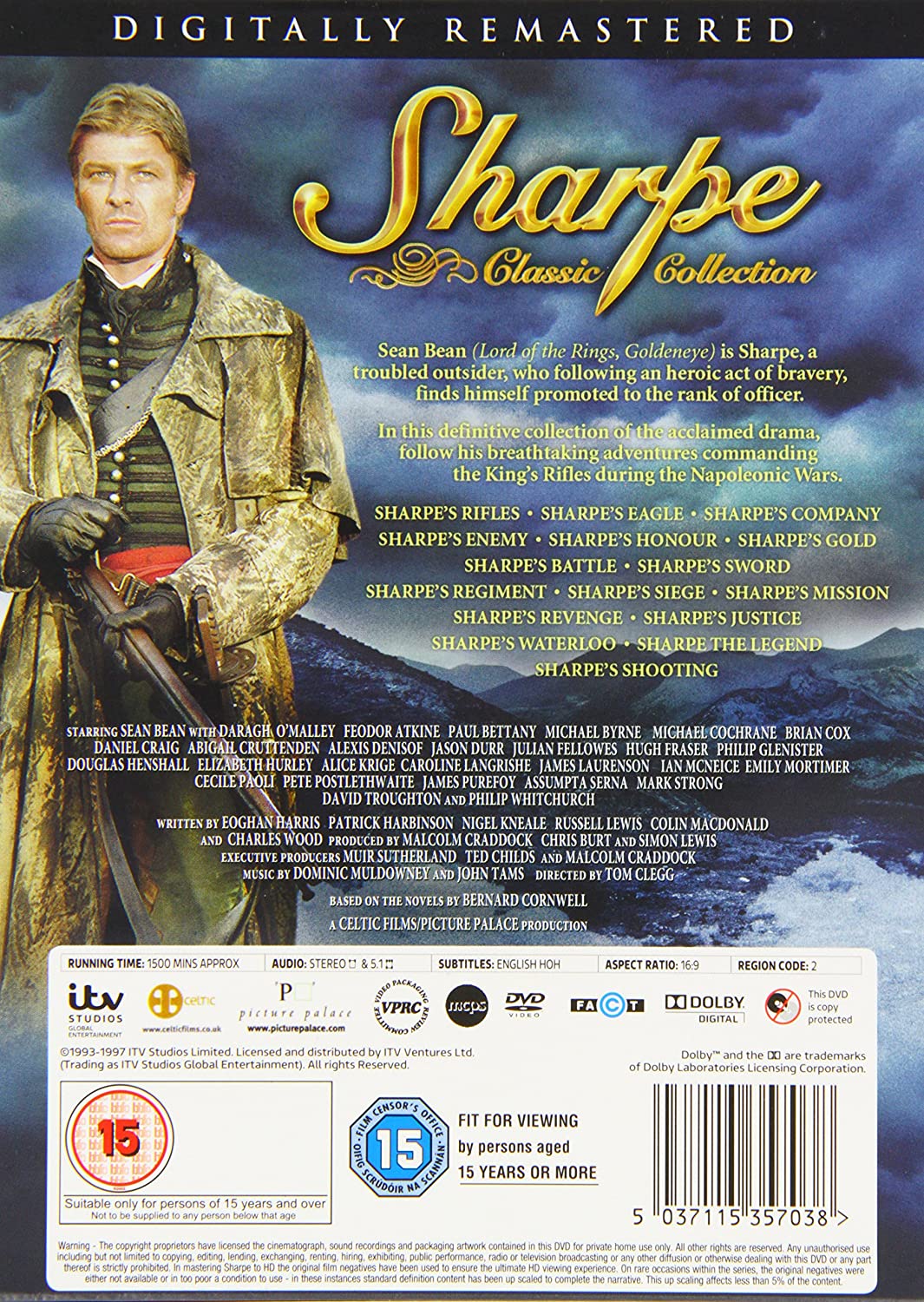 Sharpe: Classic Collection - 15 Episode Napoleonic Wars Adventure [DVD]