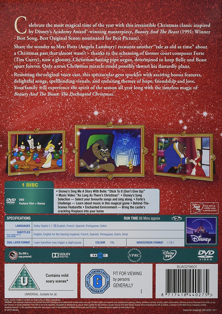 La Bella y la Bestia - La Navidad encantada [DVD] [2017]