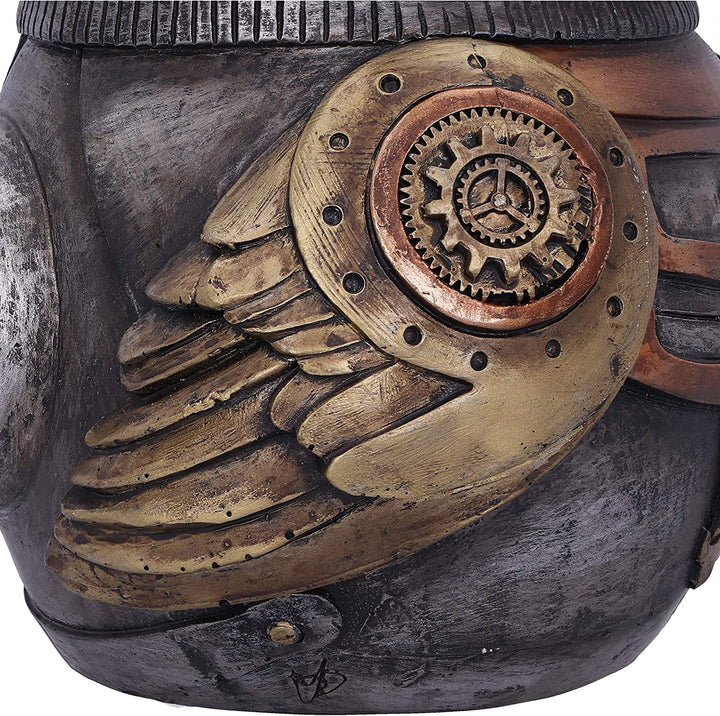 Nemesis Now Hootle Steampunk Owl Figurine with Top Hat (D5413T1)