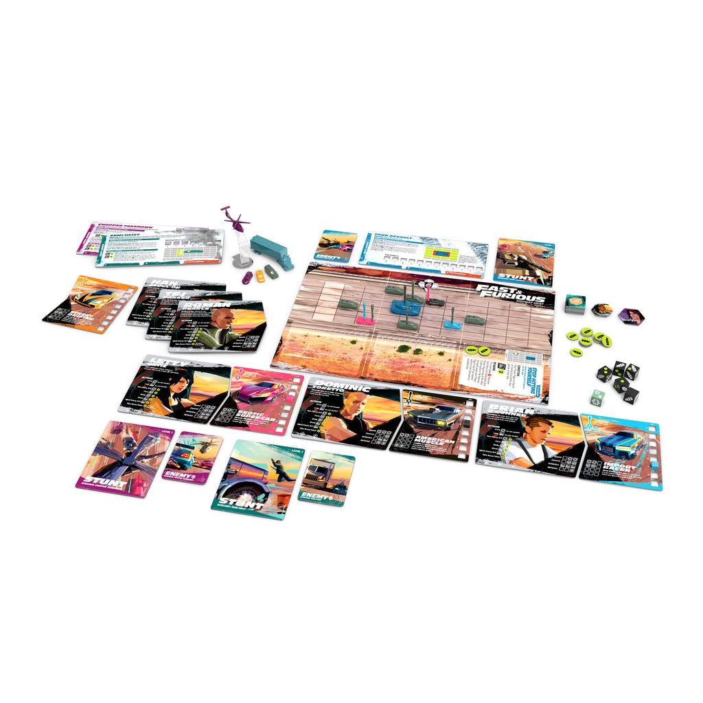 The Fast And Furious: Highway Heist Mission Based Co-operative Strategy Board Game