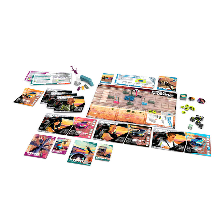 The Fast And Furious: Highway Heist Mission Based Co-operative Strategy Board Game