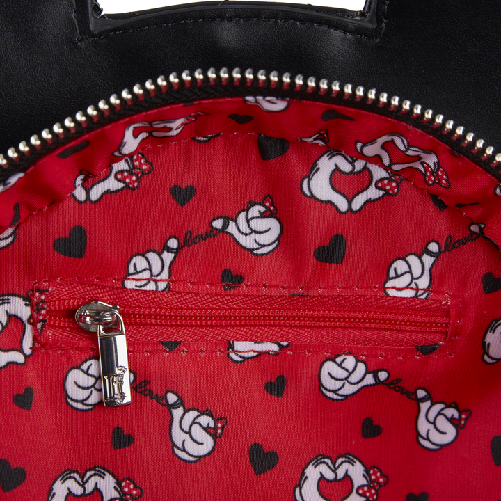 Loungefly Disney Mickey and Minnie Valentines Reversible Crossbody Bag