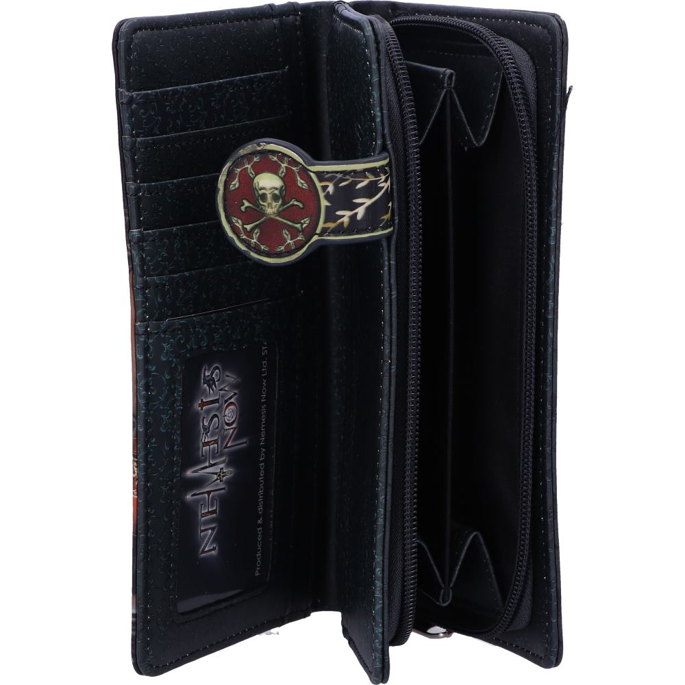 Nemesis Now B4863P9 Absinthe Embossed Purse Lisa Parker 18.5cm, PU, Black