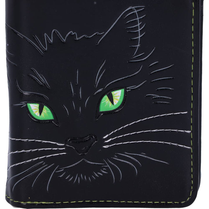 Nemesis Now Lucky Cat PU Leather Wallet Purse (19cm Black)